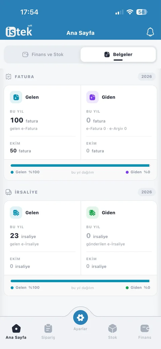 Kumaş Üretim ve Satış Programı mobil uygulaması